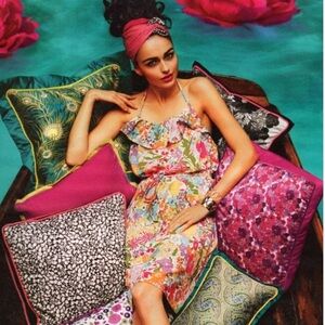 Liberty Of London For Target Floral Strapless Halter Dress, Multi Color, Small